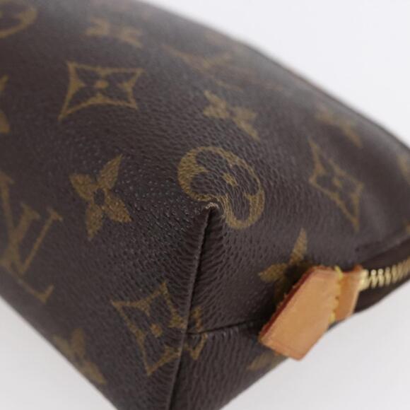 LOUIS VUITTON Monogram Pochette Cosmetic PM Cosmetic Pouch M47515 LV Auth BA7939 - Picture 7 of 16